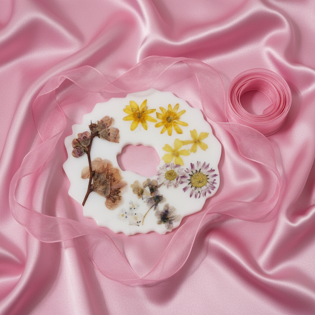 Suspensions armoires avec fleurs séchées