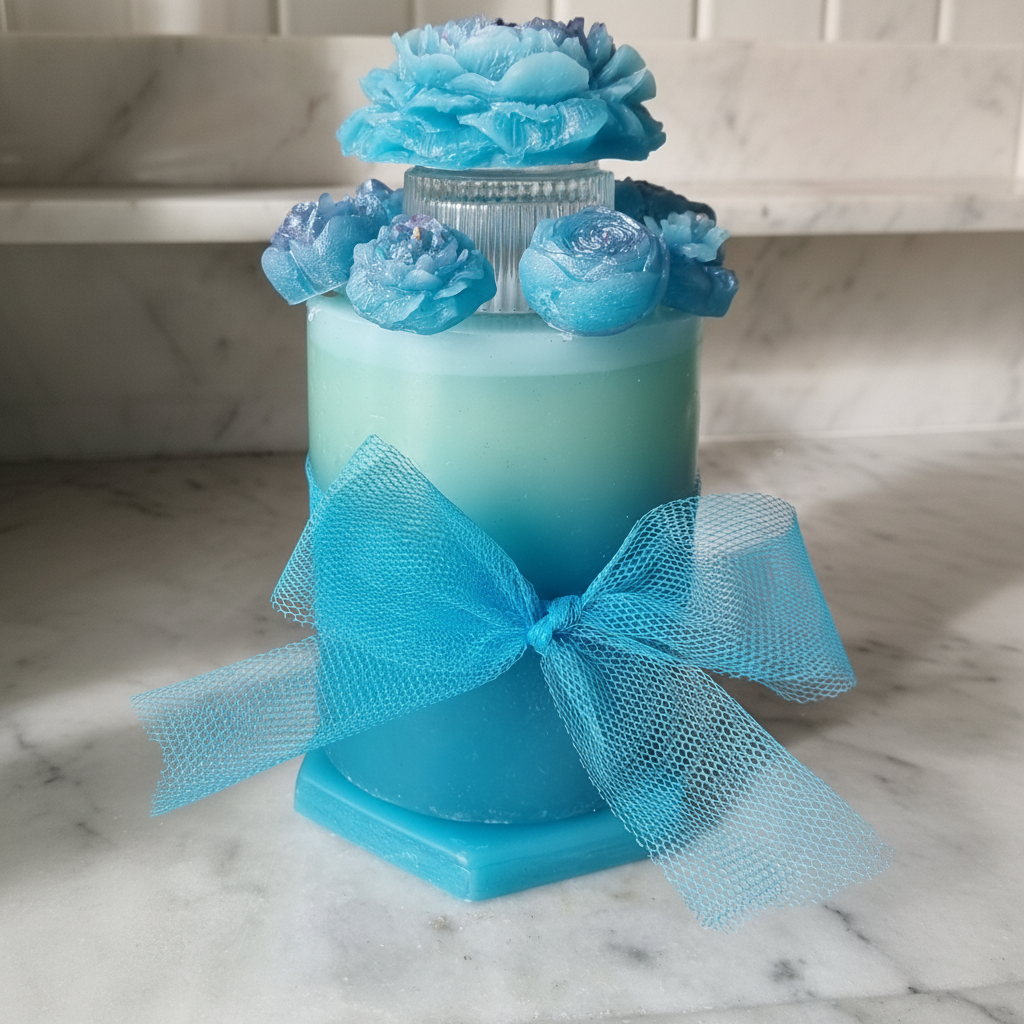 bougie romantique avec une composante romantique