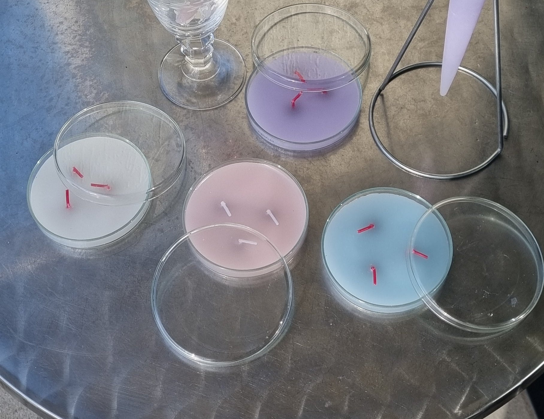 Recharge Socle Rond avec Couvercle