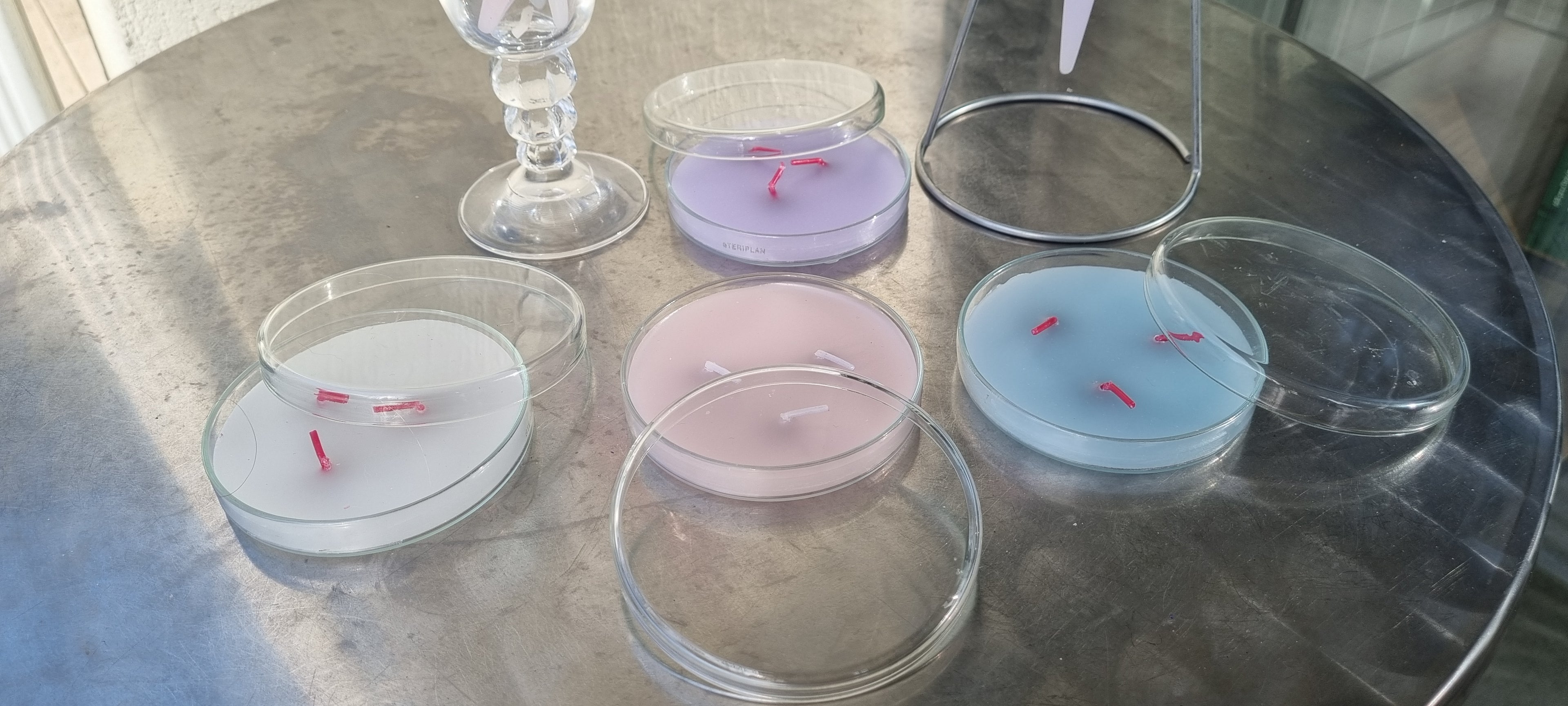 Recharge Socle Rond avec Couvercle