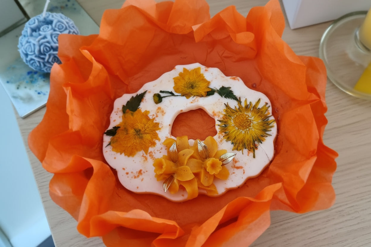 Suspension Fleur d'Oranger 🧡 - Parfumée - Amour & Prospérité