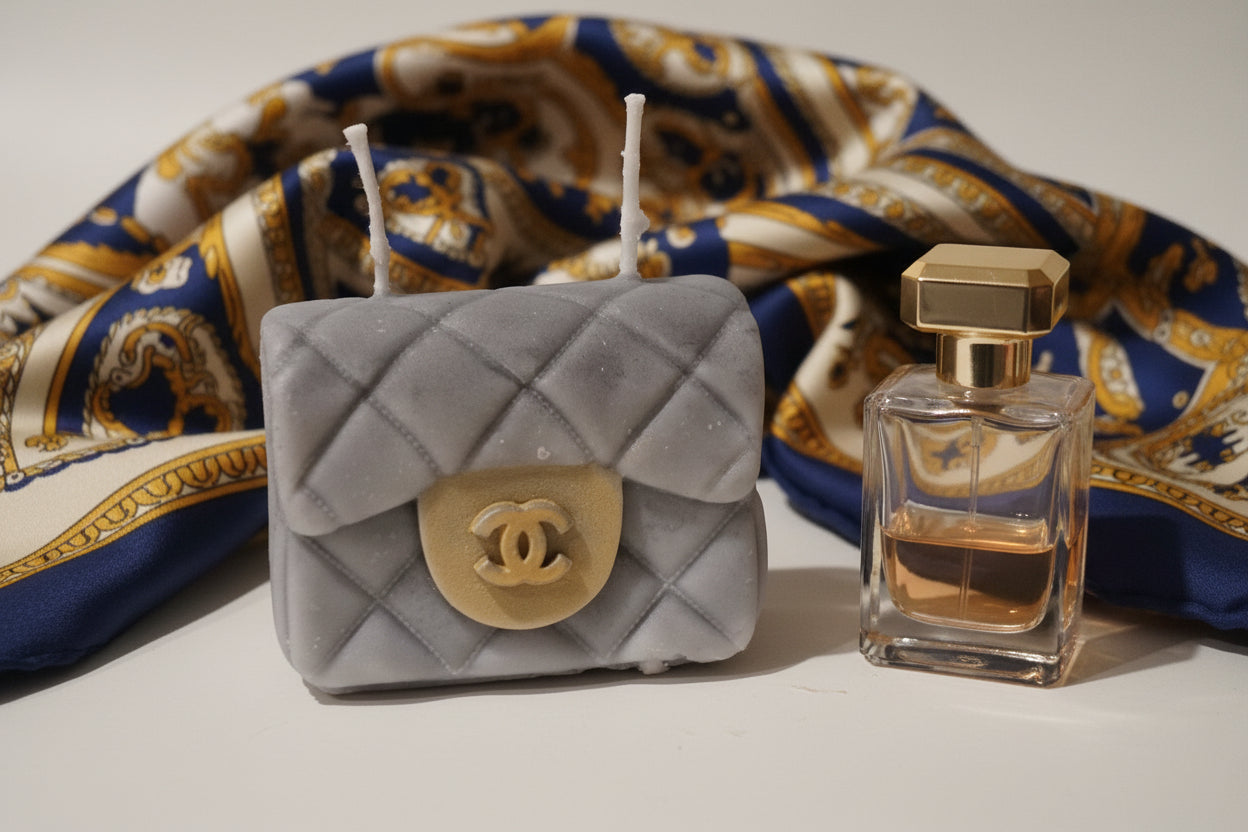 Bougie Sac Matelassé Chic