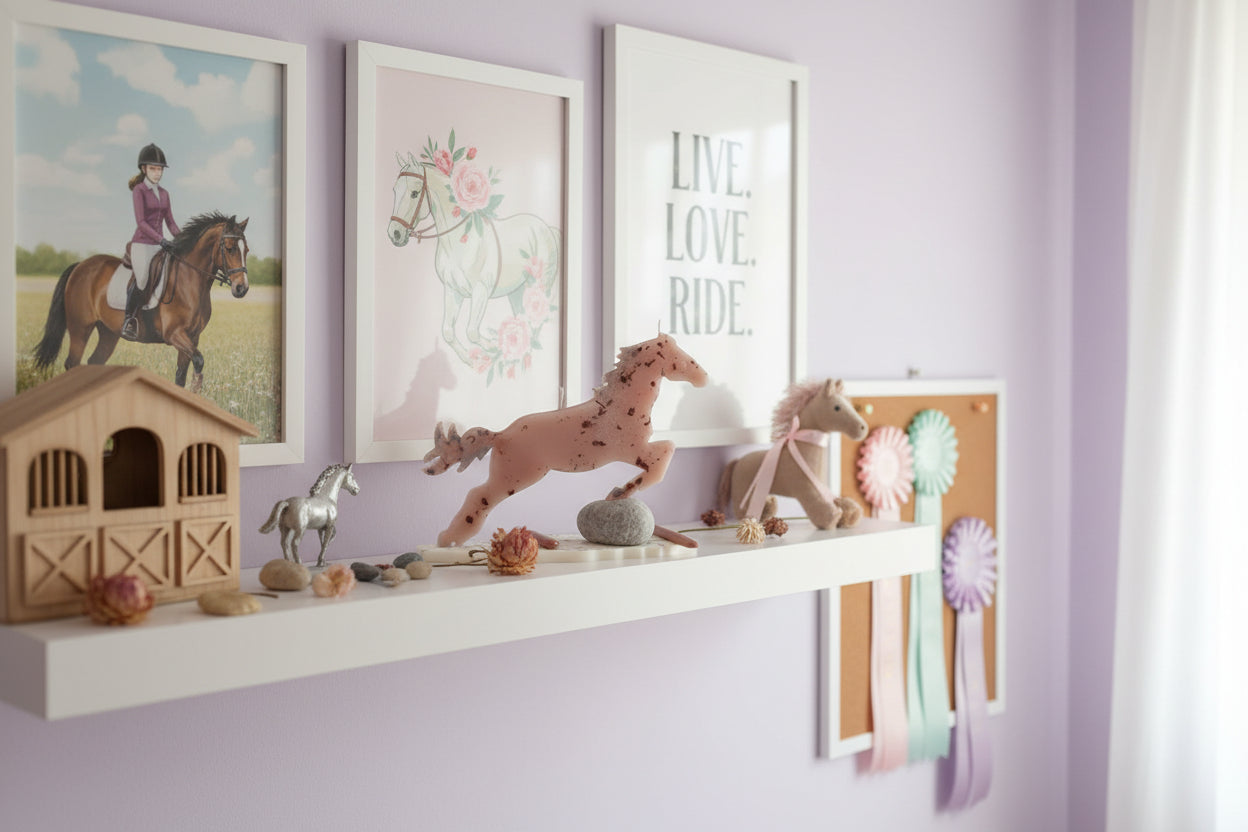 Bougie Cheval de Feu - Année du Cheval