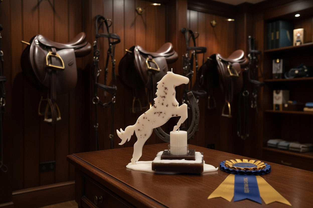 Bougie Cheval de Feu - Année du Cheval