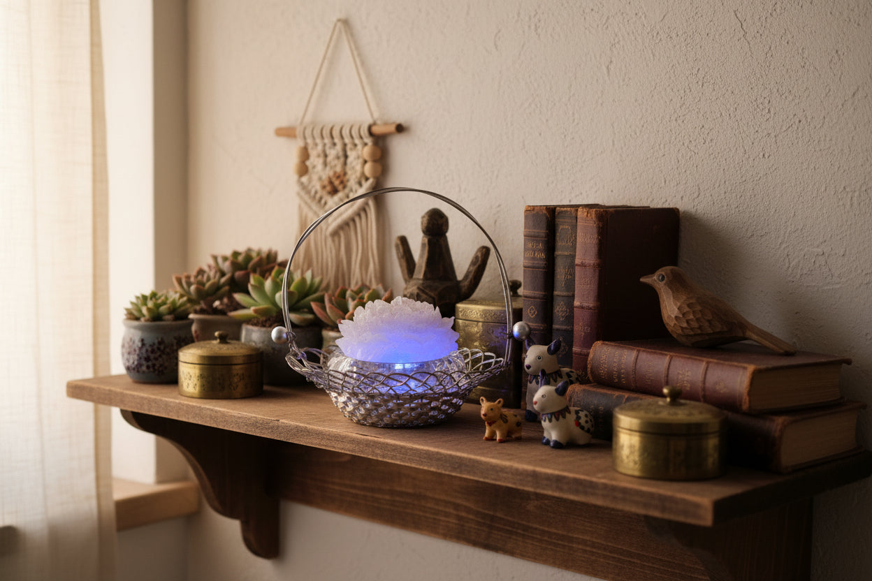 🌸 Pivoine lumineuse - Composition florale décorative avec LED multicolore💡