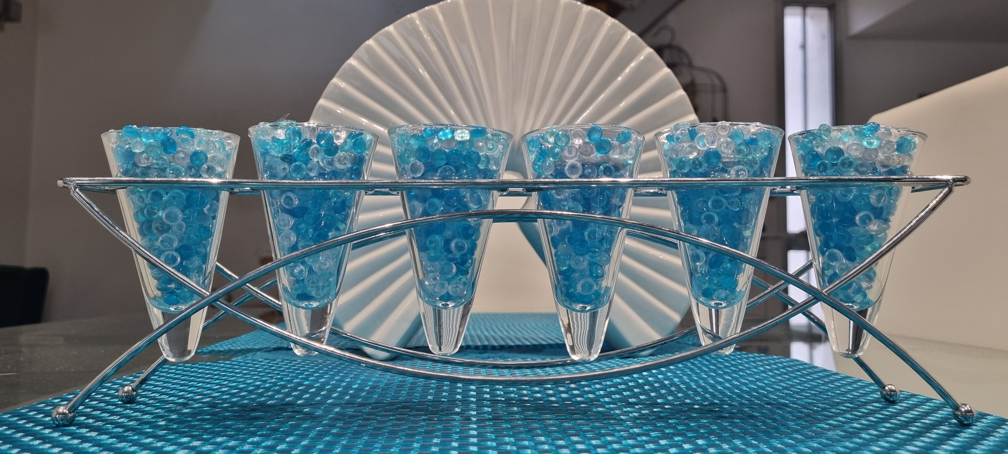 Photophore décoratif avec bougies