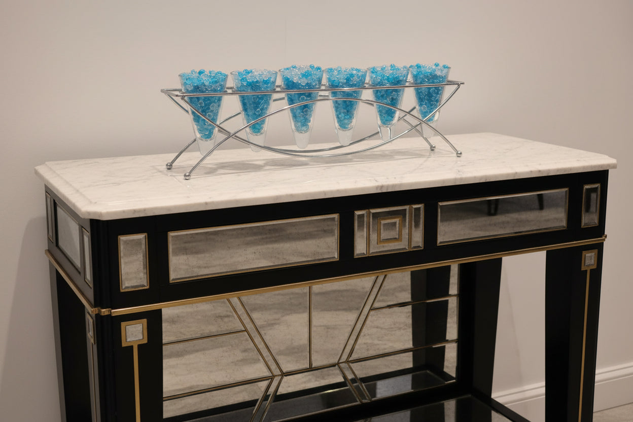 Photophore décoratif avec bougies