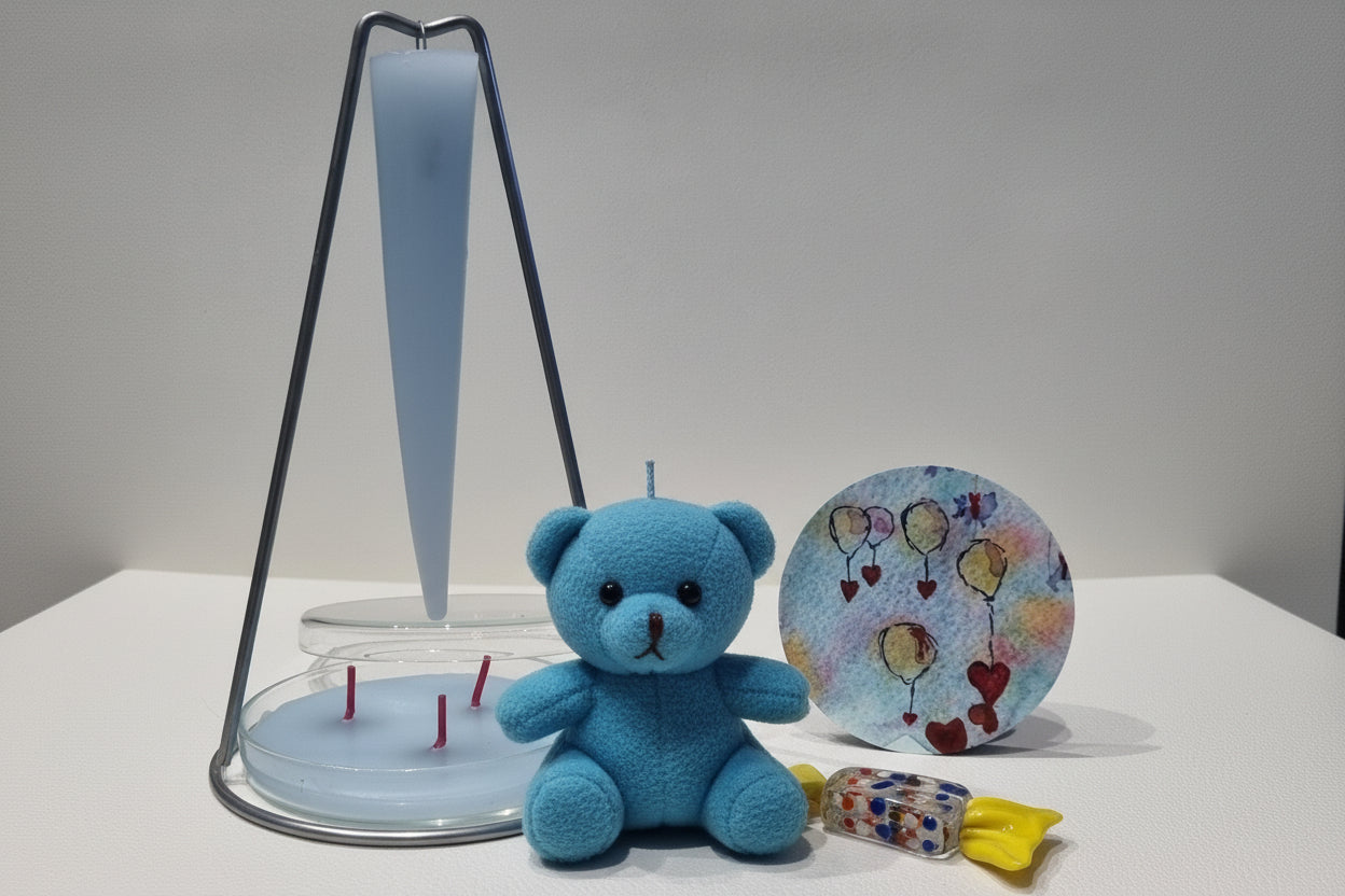 Bougeoir Elégant Suspendu - Bougie Conique à  Léger Effet Balancier