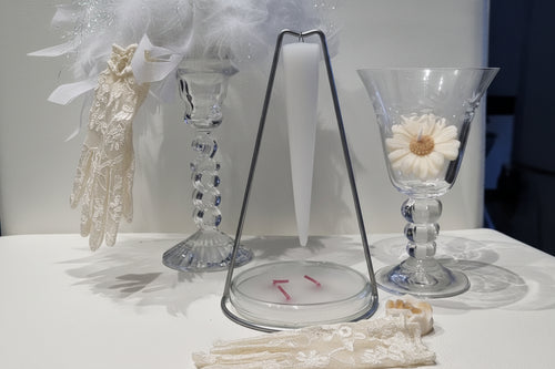 Bougeoir Elégant Suspendu - Bougie Conique à  Léger Effet Balancier