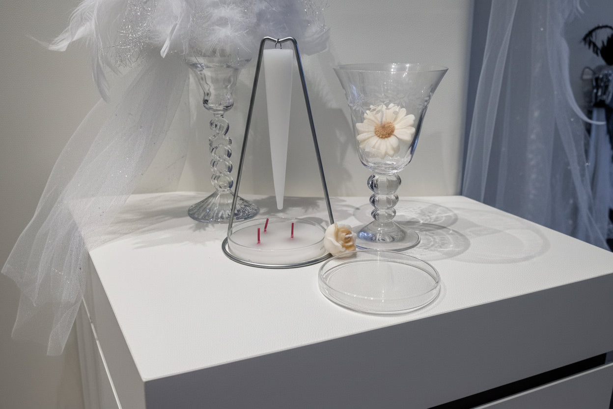 Bougeoir Elégant Suspendu - Bougie Conique à  Léger Effet Balancier