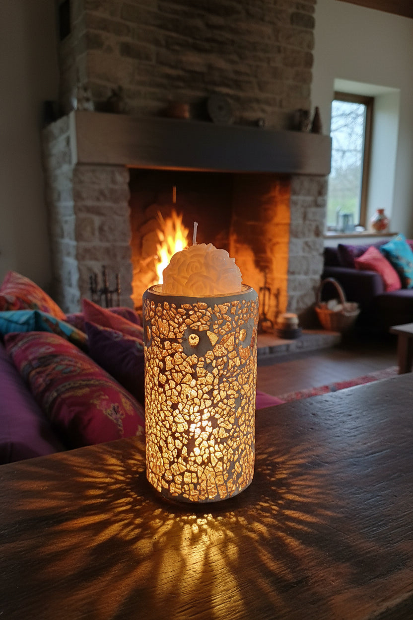 Brûleur: "mosaïque doré"