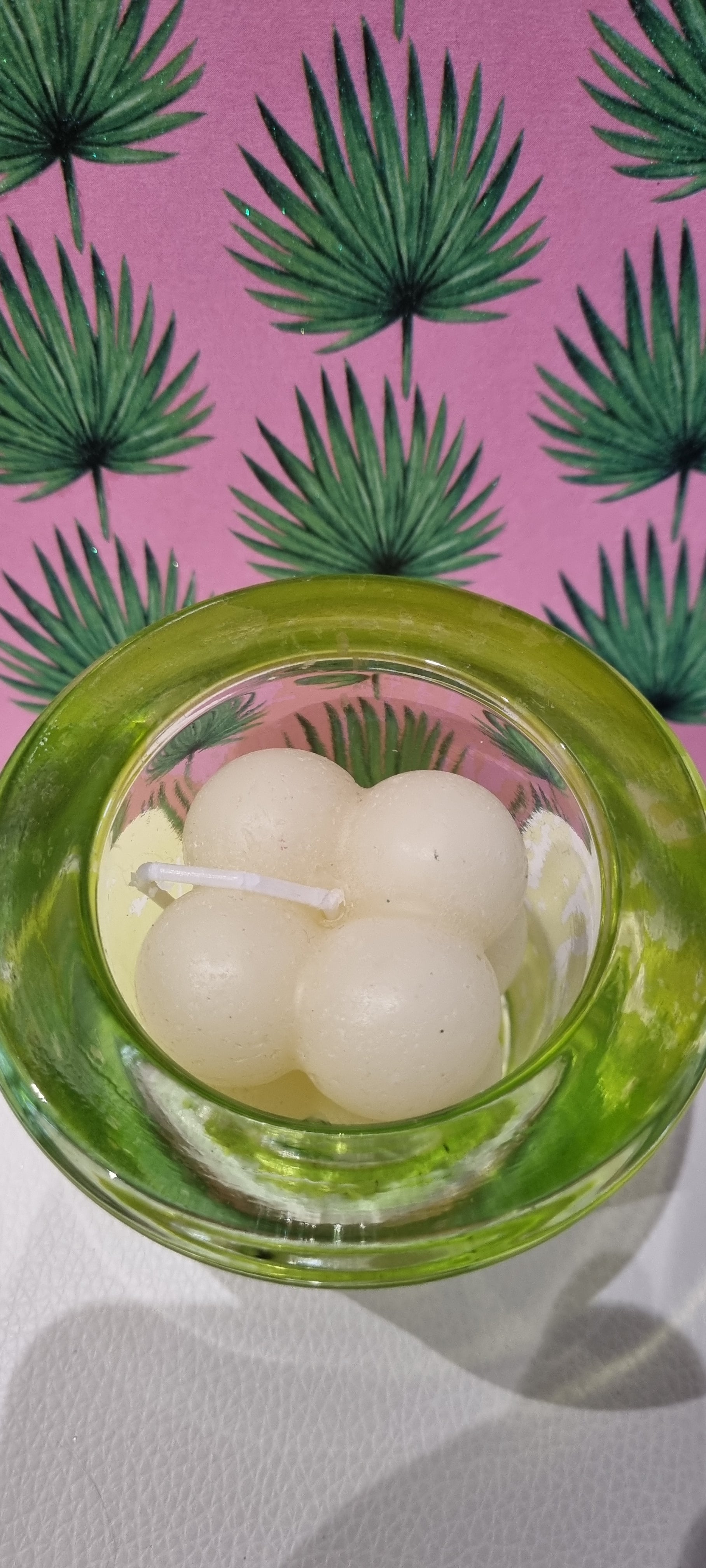 Bougie Énergie Sodalite Verte