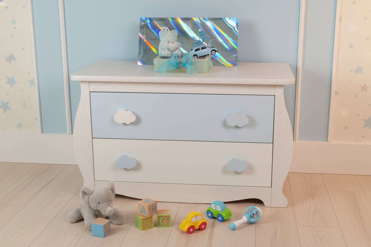 Bougie Ourson Voiture de Collection - Décoration Chambre Bébé