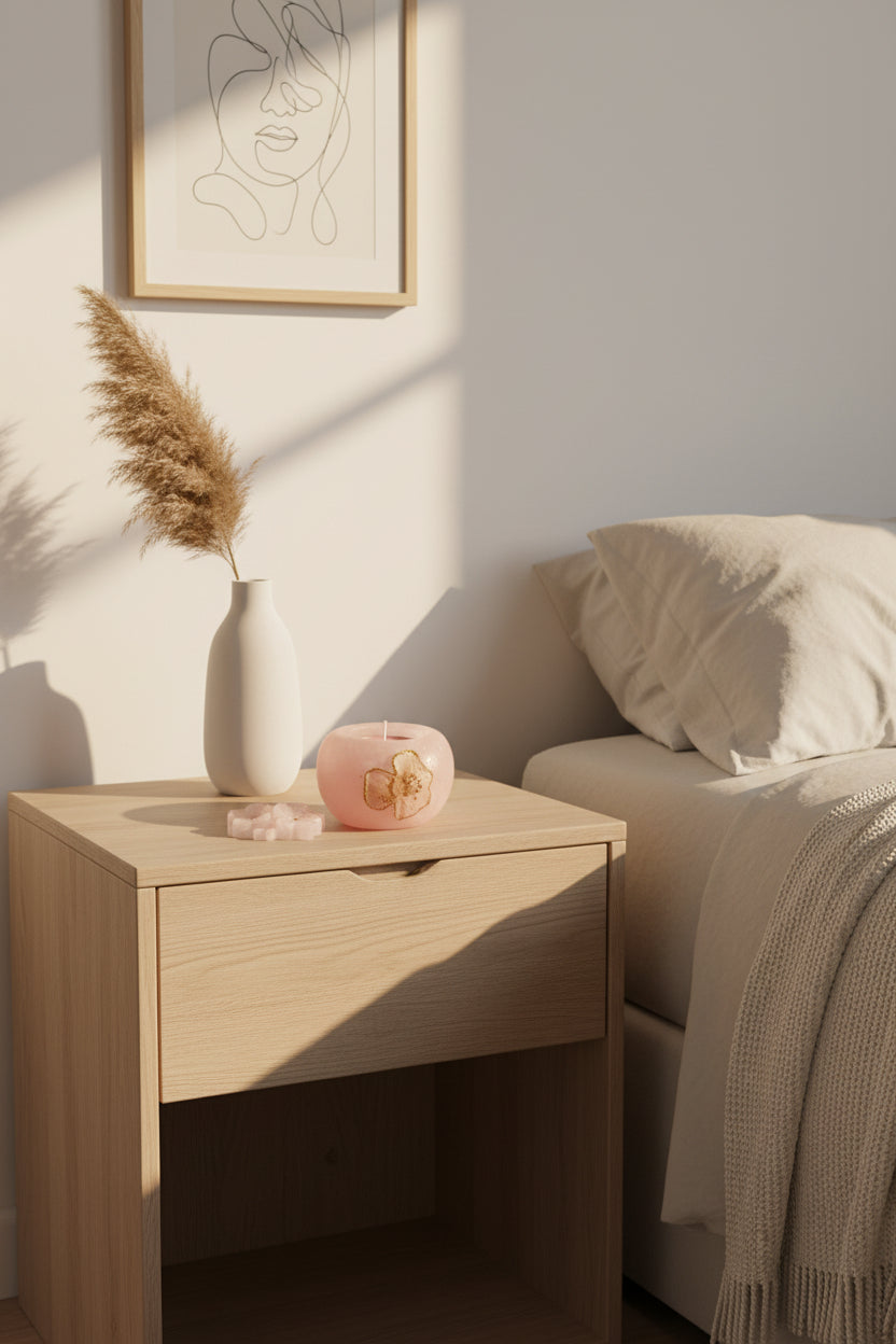 🌸 Ma "Boule Rose Sakura" 🌸- Ma boule de rose translucide avec fleur de cerisier du Japon