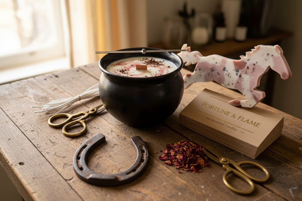 Bougie Cheval de Feu - Année du Cheval