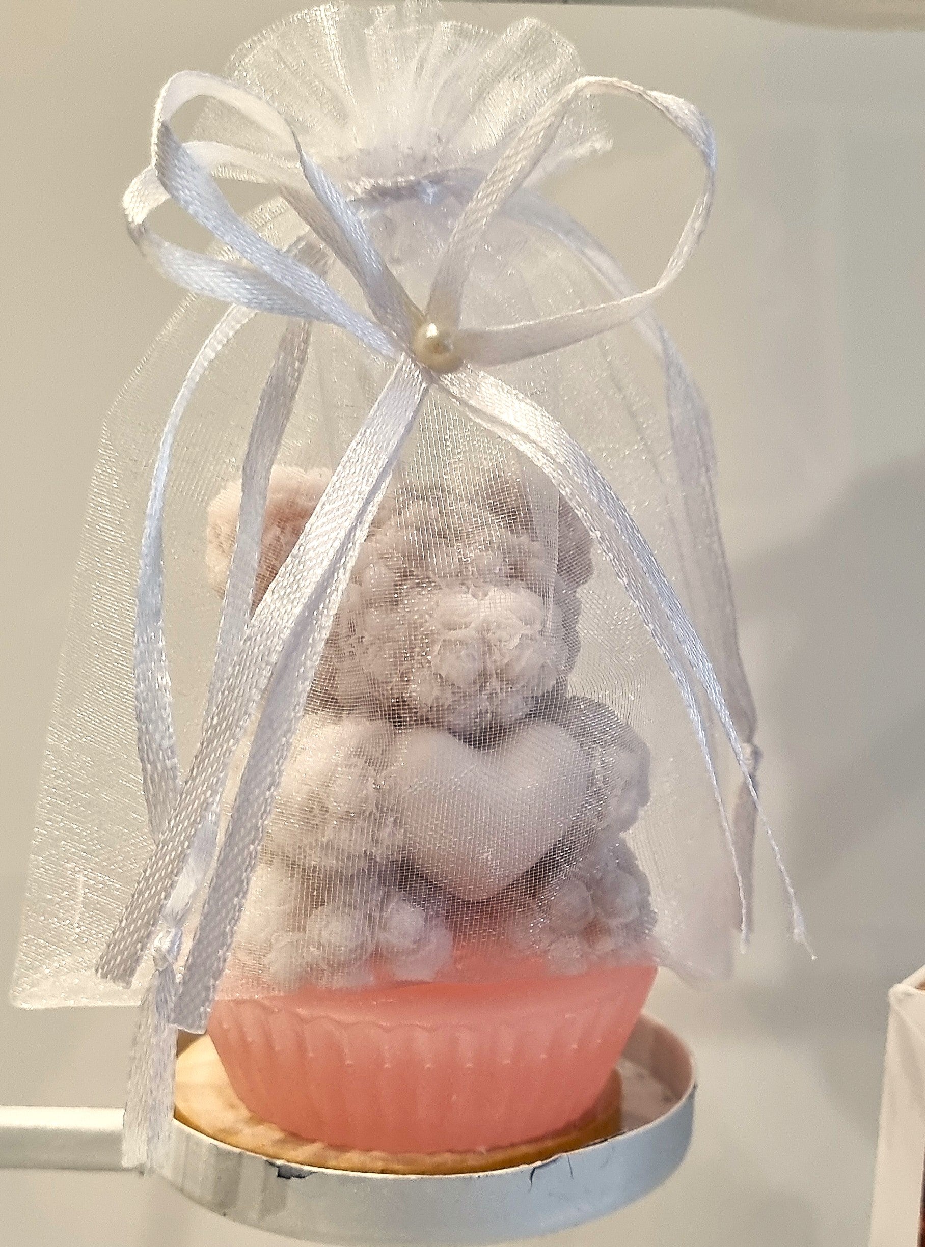 Ourson dans un tulle - Cadeau événementiel personnalisable